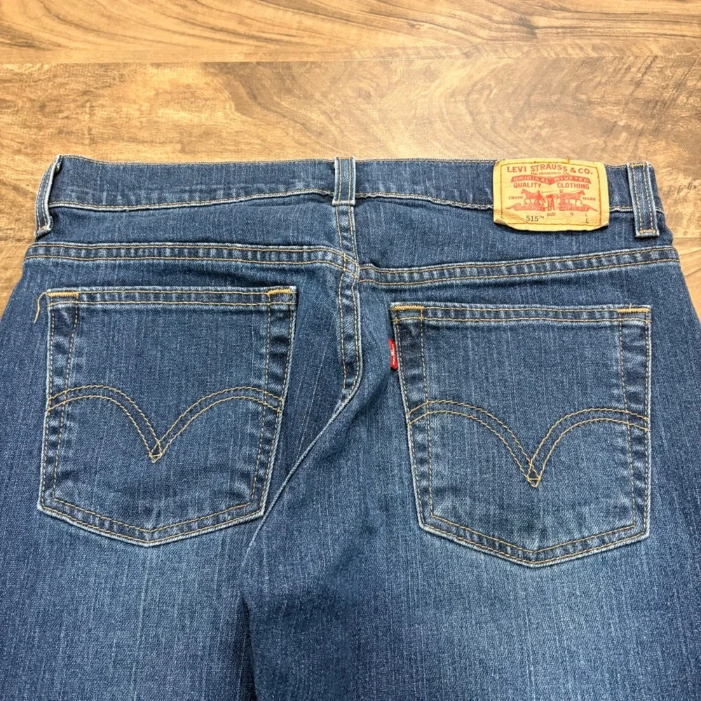 Vintage Y2K Levis Jeans Womens 8L Blue 515 Nouveau Bootcut Stretch Denim Denim